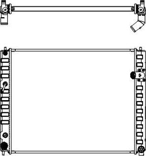 SAKURA Automotive 3251-8501 - Radiators, Motora dzesēšanas sistēma autodraugiem.lv