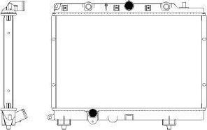 SAKURA Automotive 3261-1003 - Radiators, Motora dzesēšanas sistēma autodraugiem.lv