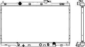 SAKURA Automotive 3211-1041 - Radiators, Motora dzesēšanas sistēma autodraugiem.lv