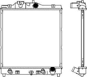 SAKURA Automotive 3211-1001 - Radiators, Motora dzesēšanas sistēma autodraugiem.lv