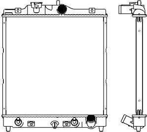 SAKURA Automotive 3211-1002 - Radiators, Motora dzesēšanas sistēma autodraugiem.lv