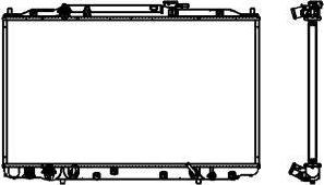 SAKURA Automotive 3211-8502 - Radiators, Motora dzesēšanas sistēma autodraugiem.lv