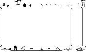 SAKURA Automotive 3211-8507 - Radiators, Motora dzesēšanas sistēma autodraugiem.lv