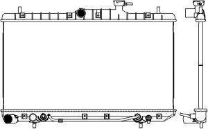 SAKURA Automotive 3221-1009 - Radiators, Motora dzesēšanas sistēma autodraugiem.lv