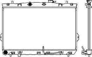 SAKURA Automotive 3221-1005 - Radiators, Motora dzesēšanas sistēma autodraugiem.lv