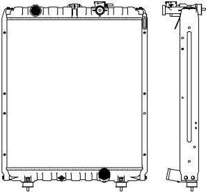 SAKURA Automotive 3221-1016 - Radiators, Motora dzesēšanas sistēma autodraugiem.lv