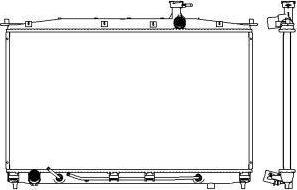 SAKURA Automotive 3221-1018 - Radiators, Motora dzesēšanas sistēma autodraugiem.lv