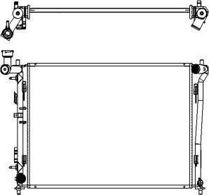 SAKURA Automotive 3221-1017 - Radiators, Motora dzesēšanas sistēma autodraugiem.lv