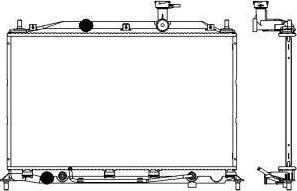 SAKURA Automotive 3221-8501 - Radiators, Motora dzesēšanas sistēma autodraugiem.lv