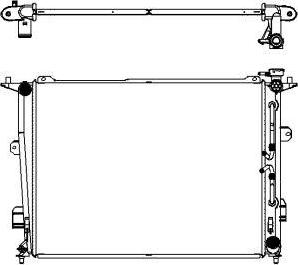 SAKURA Automotive 3221-8503 - Radiators, Motora dzesēšanas sistēma autodraugiem.lv