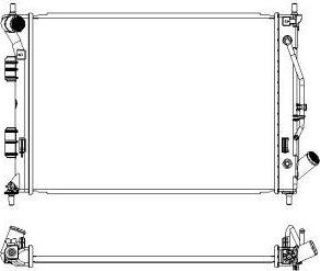 SAKURA Automotive 3221-8511 - Radiators, Motora dzesēšanas sistēma autodraugiem.lv