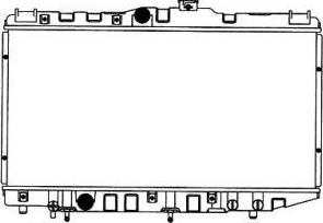 SAKURA Automotive 2082-1001 - Radiators, Motora dzesēšanas sistēma autodraugiem.lv