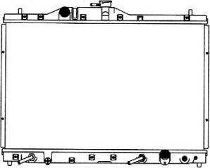 SAKURA Automotive 2072-1001 - Radiators, Motora dzesēšanas sistēma autodraugiem.lv