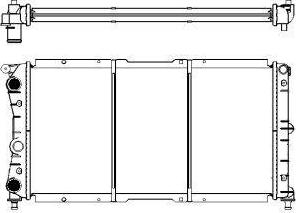 SAKURA Automotive 2152-1001 - Radiators, Motora dzesēšanas sistēma autodraugiem.lv