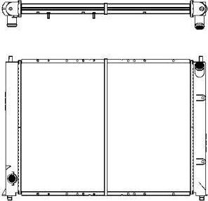 SAKURA Automotive 2262-1002 - Radiators, Motora dzesēšanas sistēma autodraugiem.lv