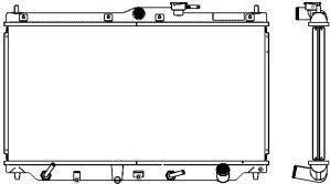 SAKURA Automotive 2212-1001 - Radiators, Motora dzesēšanas sistēma autodraugiem.lv