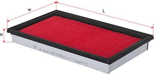 SAKURA Automotive A-1818 - Gaisa filtrs autodraugiem.lv