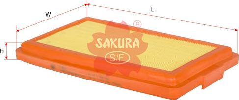 SAKURA Automotive A-3001 - Gaisa filtrs autodraugiem.lv