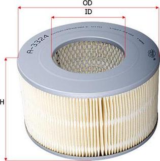 SAKURA Automotive A-3324 - Gaisa filtrs autodraugiem.lv
