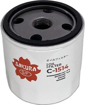 SAKURA Automotive C-1514 - Eļļas filtrs autodraugiem.lv