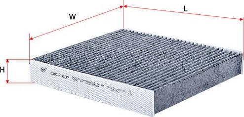 SAKURA Automotive CAC-1807 - Filtrs, Salona telpas gaiss autodraugiem.lv