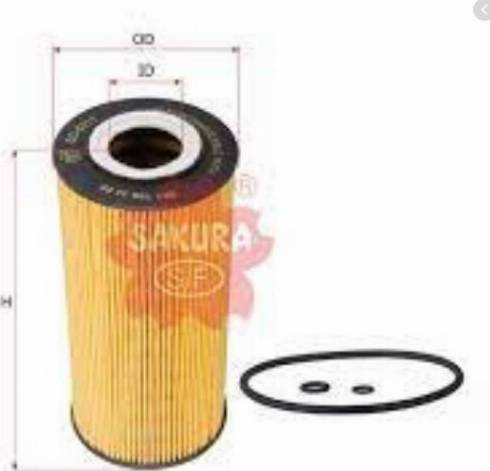 SAKURA Automotive EO-5311 - Eļļas filtrs autodraugiem.lv