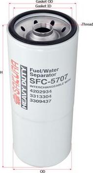 SAKURA Automotive SFC-5707 - Degvielas-ūdens atdalītājs autodraugiem.lv