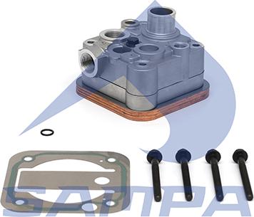 Sampa 092.204 - Cilindru galva, Gaisa kompresors autodraugiem.lv