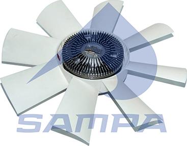 Sampa 041.411 - Ventilators, Motora dzesēšanas sistēma autodraugiem.lv