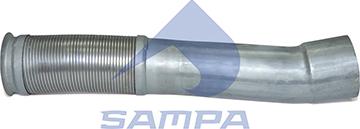 Sampa 100.259 - Gofrēta caurule, Izplūdes gāzu sistēma autodraugiem.lv