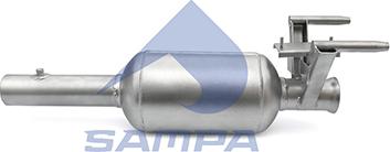 Sampa 208.356 - Nosēdumu / Daļiņu filtrs, Izplūdes gāzu sistēma autodraugiem.lv