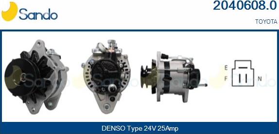 Sando 2040608.0 - Ģenerators autodraugiem.lv