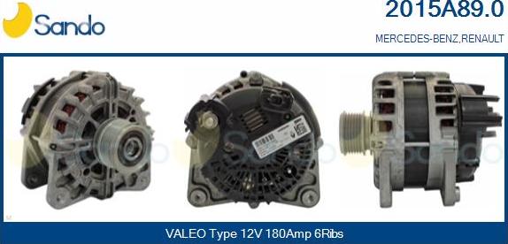 Sando 2015A89.0 - Ģenerators autodraugiem.lv