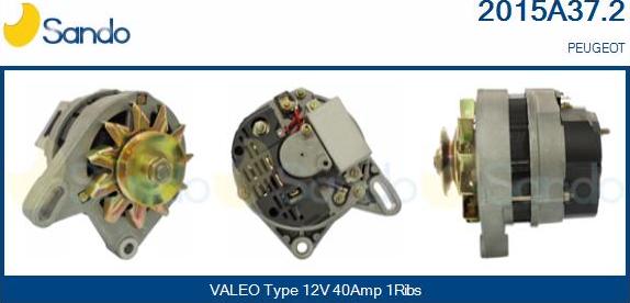 Sando 2015A37.2 - Ģenerators autodraugiem.lv