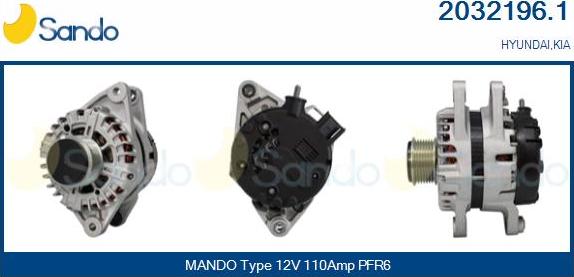 Sando 2032196.1 - Ģenerators autodraugiem.lv