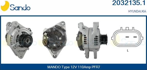 Sando 2032135.1 - Ģenerators autodraugiem.lv