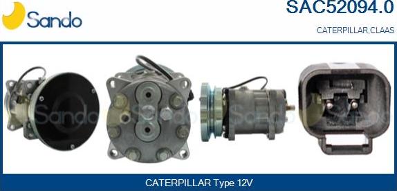 Sando SAC52094.0 - Kompresors, Gaisa kond. sistēma autodraugiem.lv