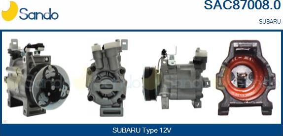 Sando SAC87008.0 - Kompresors, Gaisa kond. sistēma autodraugiem.lv