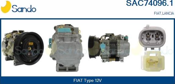 Sando SAC74096.1 - Kompresors, Gaisa kond. sistēma autodraugiem.lv