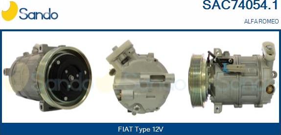 Sando SAC74054.1 - Kompresors, Gaisa kond. sistēma autodraugiem.lv