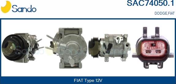 Sando SAC74050.1 - Kompresors, Gaisa kond. sistēma autodraugiem.lv