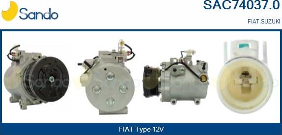 Sando SAC74037.0 - Kompresors, Gaisa kond. sistēma autodraugiem.lv