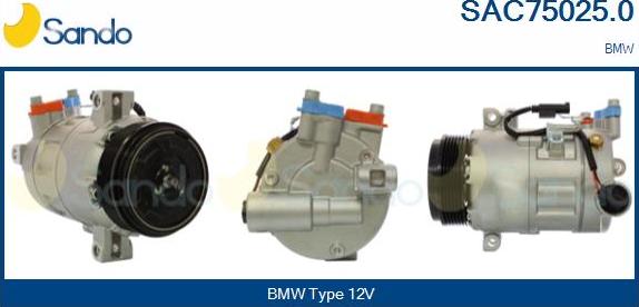 Sando SAC75025.0 - Kompresors, Gaisa kond. sistēma autodraugiem.lv