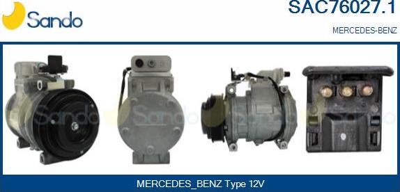 Sando SAC76027.1 - Kompresors, Gaisa kond. sistēma autodraugiem.lv