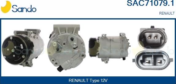 Sando SAC71079.1 - Kompresors, Gaisa kond. sistēma autodraugiem.lv