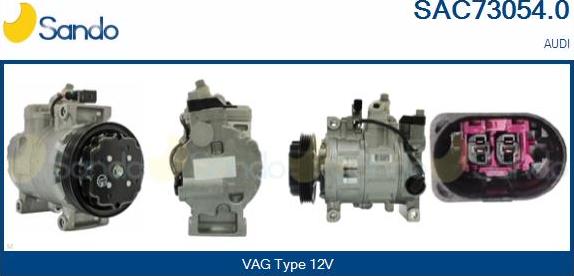 Sando SAC73054.0 - Kompresors, Gaisa kond. sistēma autodraugiem.lv