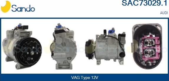 Sando SAC73029.1 - Kompresors, Gaisa kond. sistēma autodraugiem.lv
