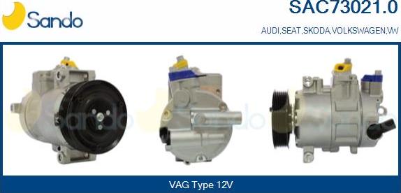Sando SAC73021.0 - Kompresors, Gaisa kond. sistēma autodraugiem.lv
