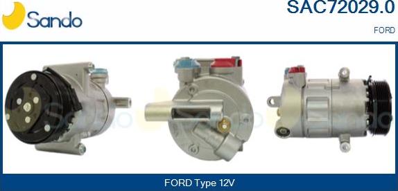 Sando SAC72029.0 - Kompresors, Gaisa kond. sistēma autodraugiem.lv