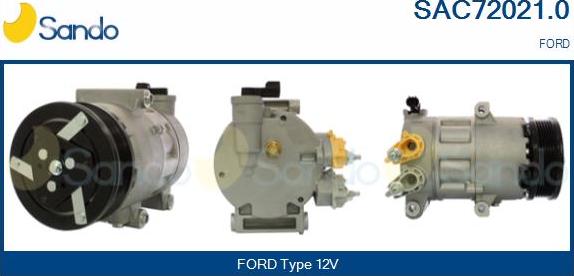 Sando SAC72021.0 - Kompresors, Gaisa kond. sistēma autodraugiem.lv